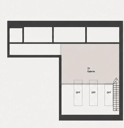 Grundriss der Galerieebene